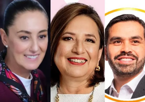 Claudia Sheinbaum, Xóchitl Gálvez y Jorge Máynez listos para debate 2024