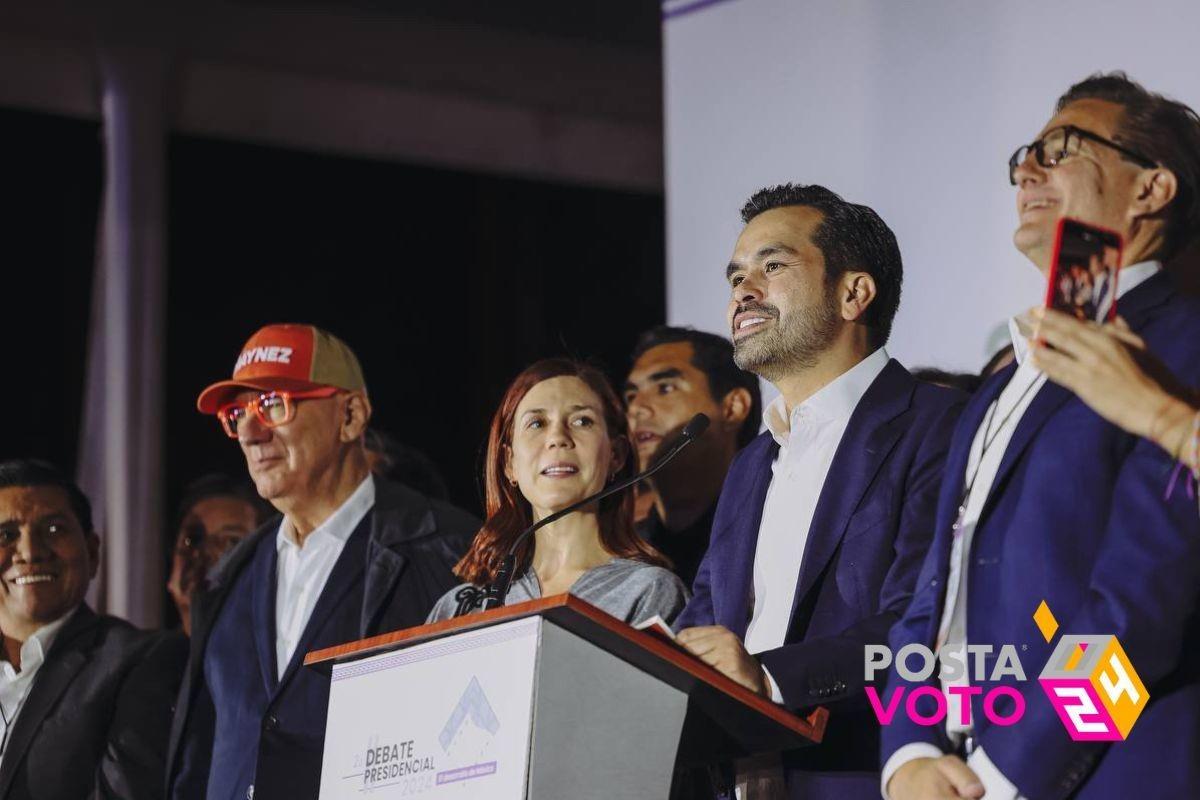 Agradece Jorge Máynez a todos los militantes de Movimiento Ciudadano. Foto: Equipo de campaña