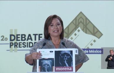 ¿El debate es un chiste? Candidata comparte meme de calacas chidas