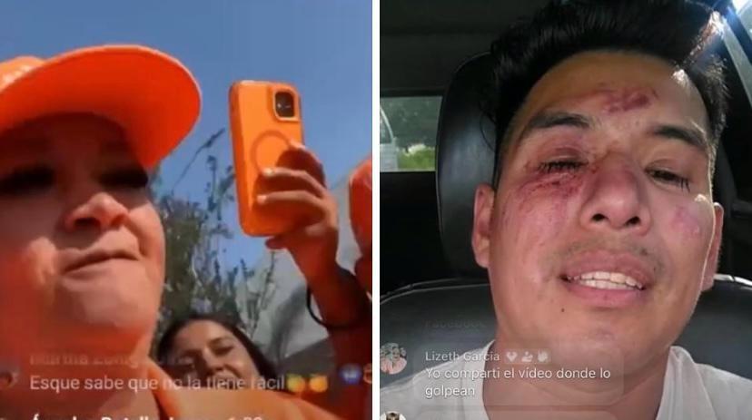 Influencer denuncia agresión de candidata en el municipio de Juárez Foto: Captura de pantalla