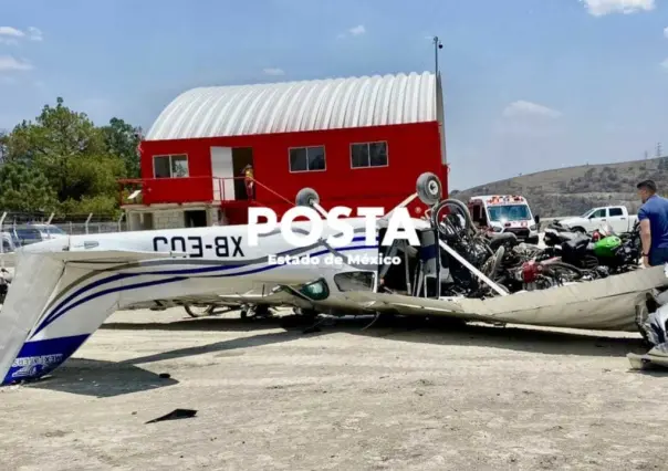 Cae avioneta en Atizapán,  hay tres heridos (VIDEO)