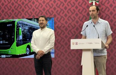 Martí Batres anuncia licitación de 50 nuevos autobuses eléctricos para RTP