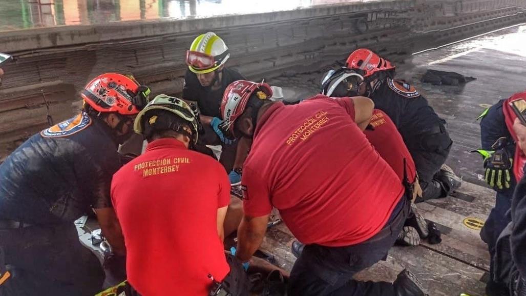 Hombre acaba herido tras arrojarse a las vías del metro