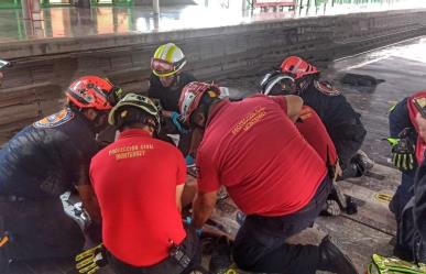 Hombre acaba herido tras arrojarse a las vías del metro