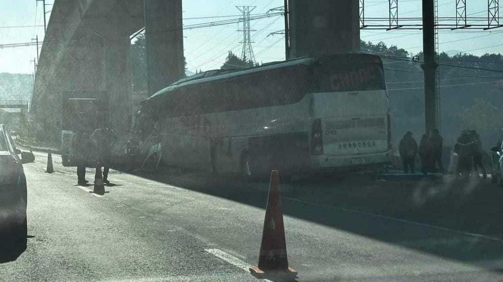 Trágico accidente de autobús en la México-Toluca