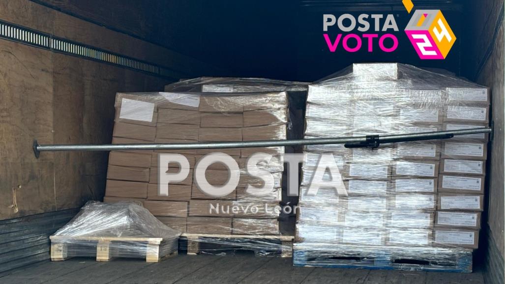 Llegan más de 1 millón de boletas electorales a Nuevo León