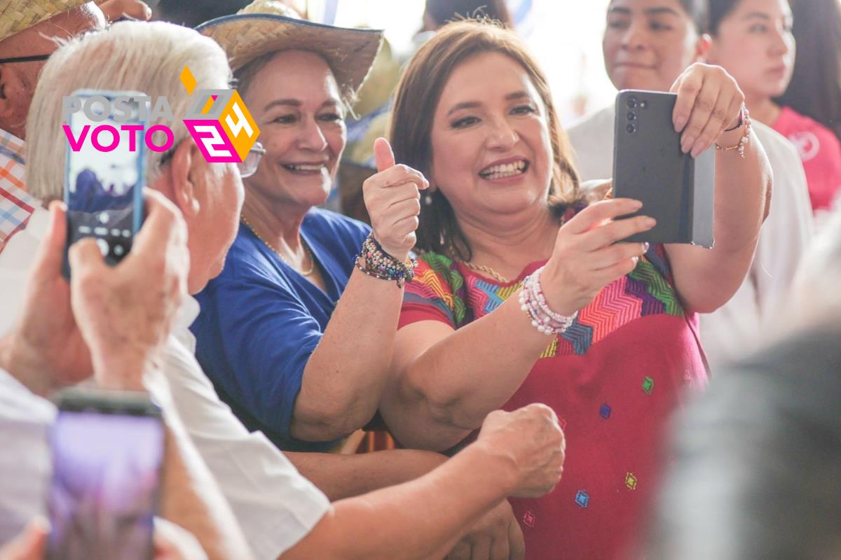 Xóchitl Gálvez Ruiz, candidata a la Presidencia de la República. Foto: Agencia