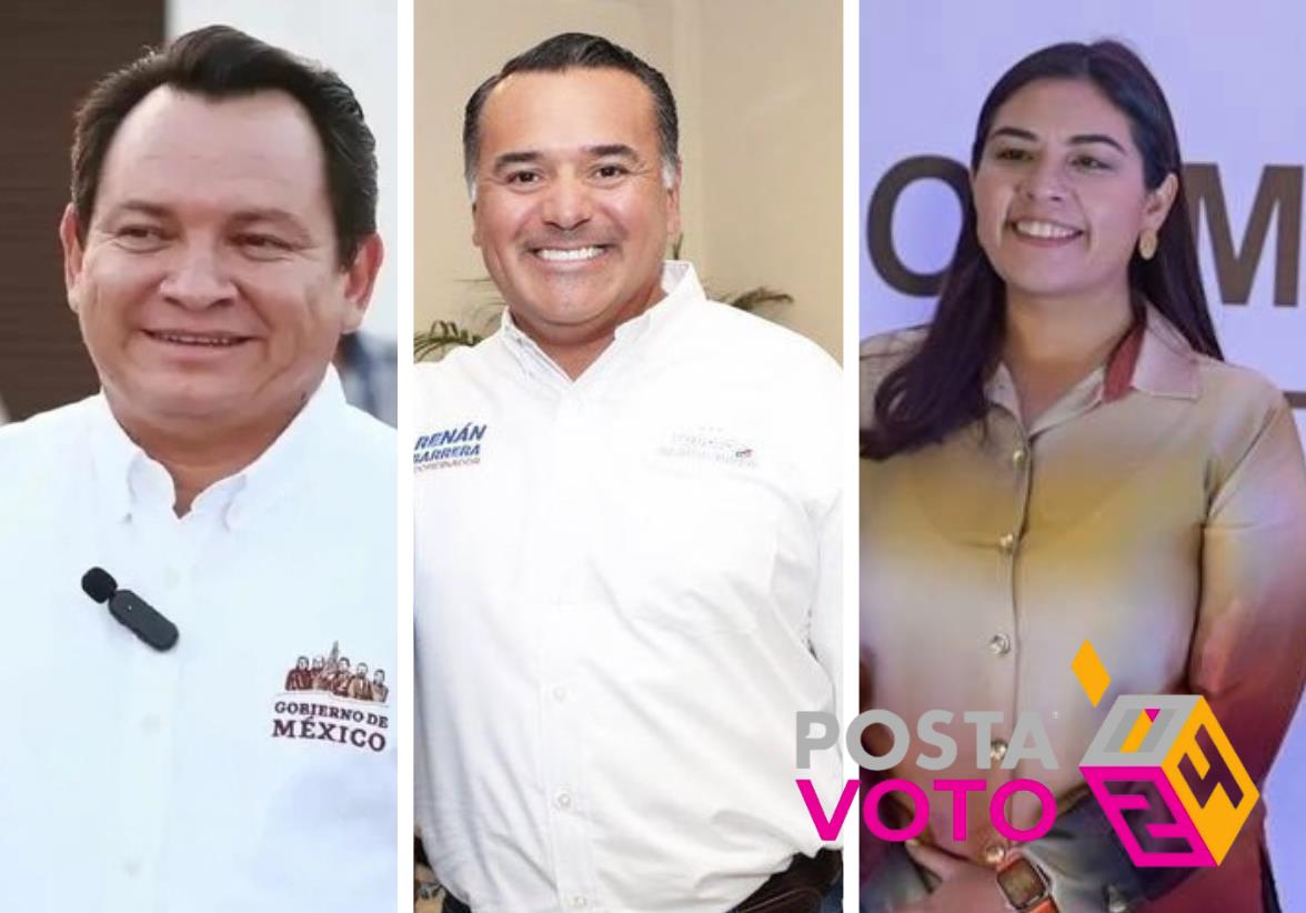 La última encuesta publicada por MetricsMX reveló que Joaquín Jesús “Huacho” Díaz Mena, candidato de la coalición “Sigamos Haciendo Historia en Yucatán” (Morena, PT y PVEM), continúa liderando la carrera hacia la gubernatura. Foto: Especial