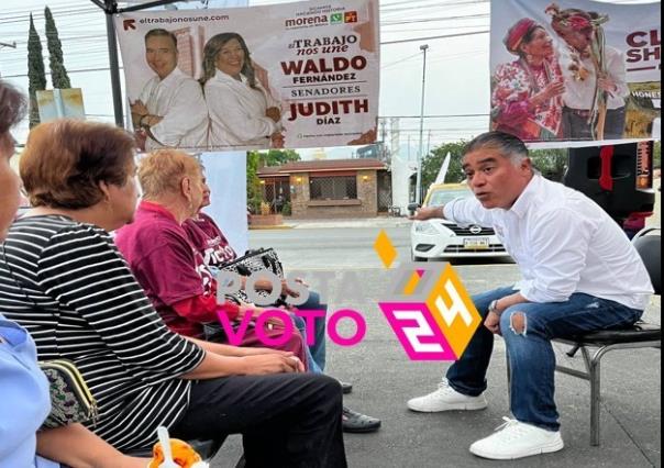 Víctor David Guerrero promete un hospital de especialidades en San Nicolás