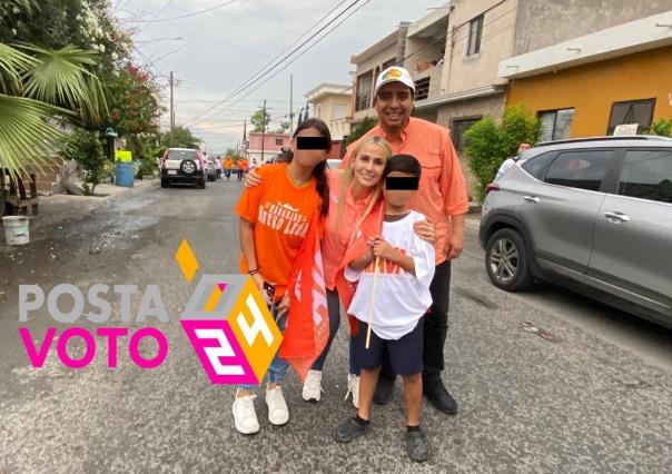 Jesús Nava propone plan de infraestructura para la niñez en Santa Catarina