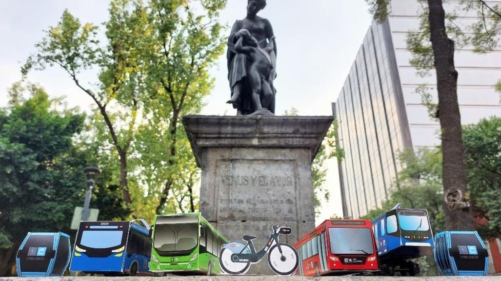 ¡Gratis! Metrobusitos armables para niños en Ciudad de México