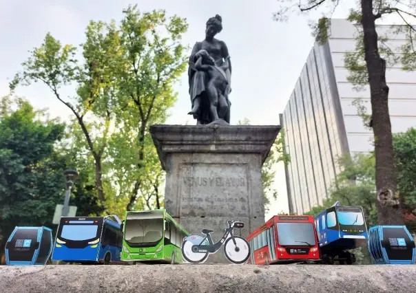 ¡Gratis! Metrobusitos armables para niños en Ciudad de México