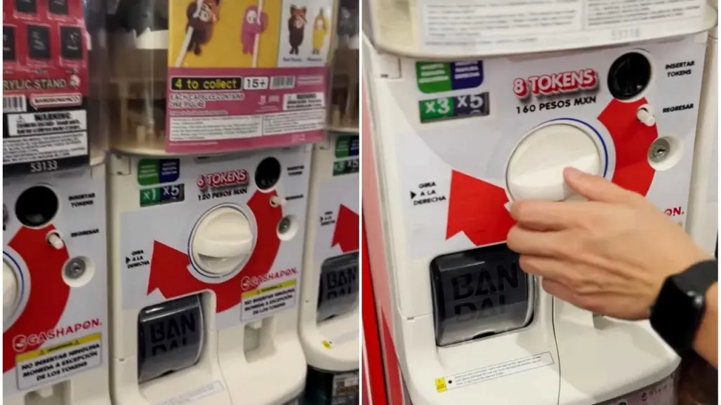 Máquinas gashapon de Japón llegan a México con Sanborns (VIDEO)