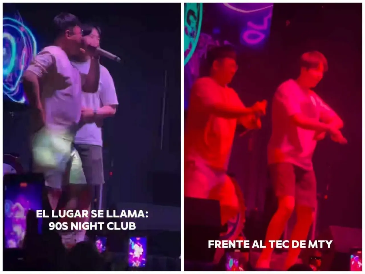 La actuación de estos dos jóvenes coreanos en Monterrey no solo dejó boquiabiertos a los asistentes al 90s Night Club. Foto: Tiktok.