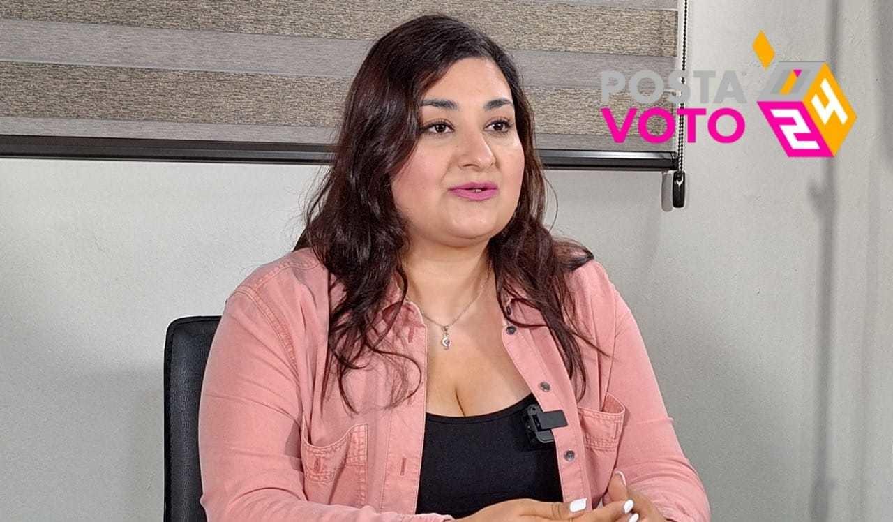 Linda Padilla, indicó que le llamo la atención la propuesta del candidato de Héctor García. Foto: Armando Galicia.