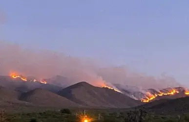 Incendio forestal se expande a NL; ha calcinado 170 hectáreas en SLP