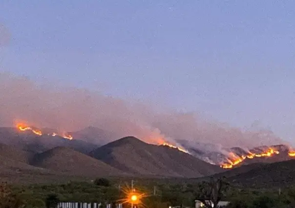 Incendio forestal se expande a NL; ha calcinado 170 hectáreas en SLP