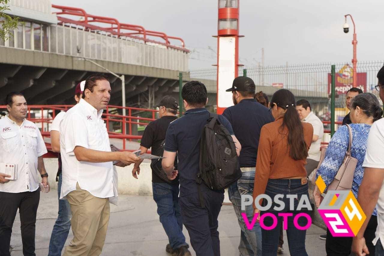 Arturo Benavides dijo que no se confiarán y seguirán haciendo sus labores de campaña. Foto: Armando Galicia.