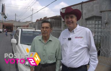 Continúan Waldo Fernández y Judith Díaz recorriendo las colonias de Monterrey