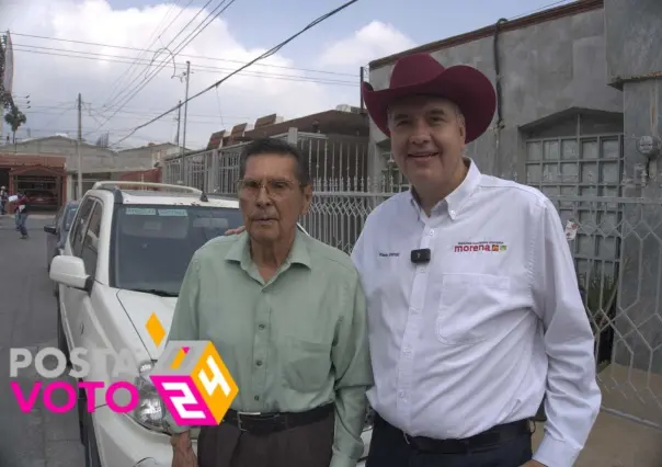 Continúan Waldo Fernández y Judith Díaz recorriendo las colonias de Monterrey