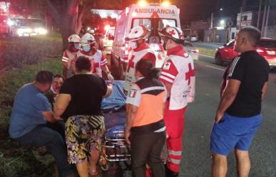 Muere hombre tras chocar y volcar en la avenida Lázaro Cárdenas