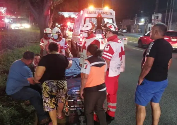 Muere hombre tras chocar y volcar en la avenida Lázaro Cárdenas