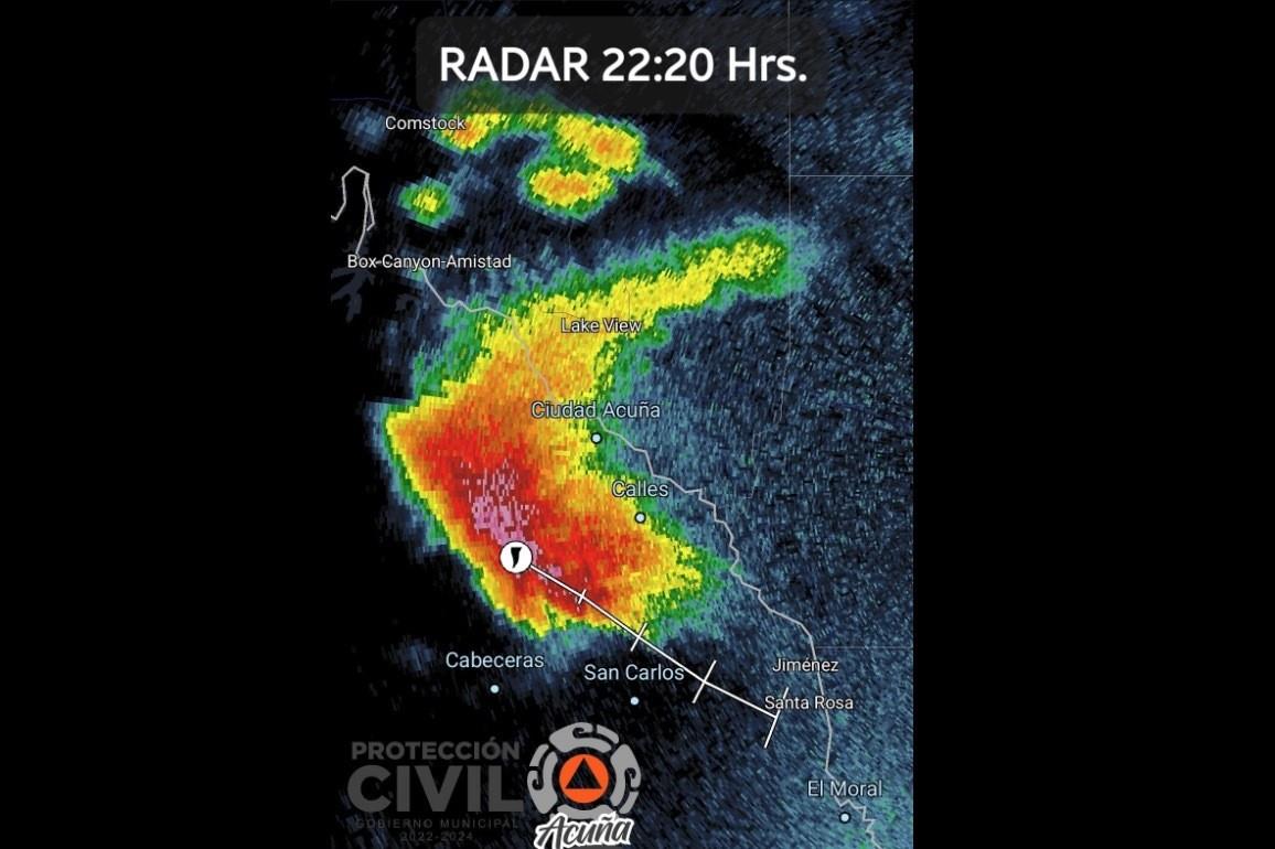 Además, se advierte sobre la posible formación de granizo en la ciudad. Foto: Facebook.