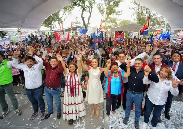 Sheinbaum refuerza compromiso con los niños y niñas desde Milpa Alta