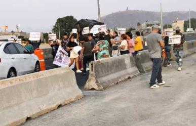 Colapsan la México-Puebla, exigen localizar a una menor desaparecida (VIDEO)