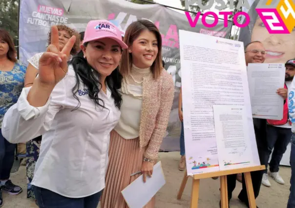 Firma Karla Fiesco pacto por la primera infancia en Cuautitlán Izcalli