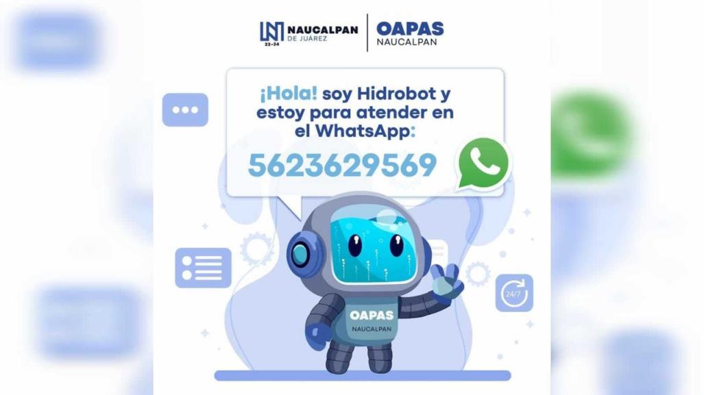 Hidrobot recibe tus reportes en Naucalpan, te decimos de qué se trata