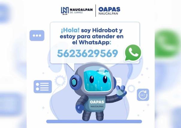 Hidrobot recibe tus reportes en Naucalpan, te decimos de qué se trata