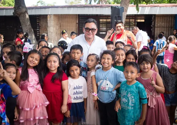 Festejan el Día de las Infancias en escuela del sur de Mérida