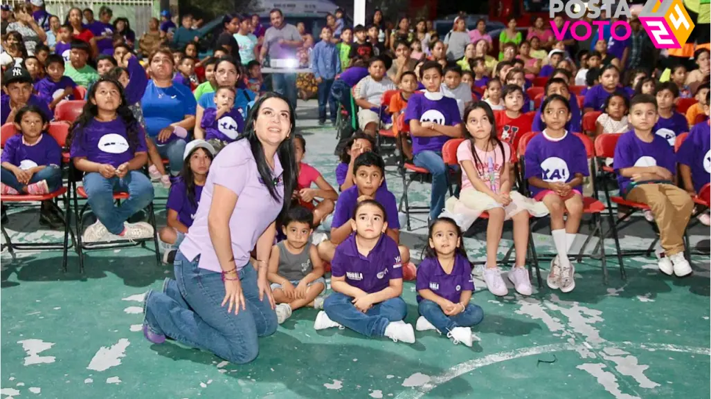 Yahleel Abdala celebra el Día del Niño en Nuevo Laredo