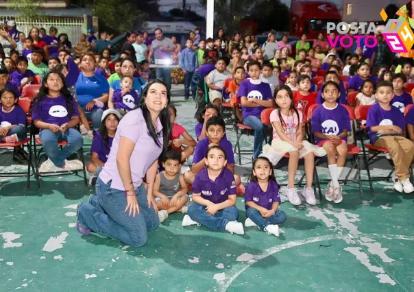 Yahleel Abdala celebra el Día del Niño en Nuevo Laredo