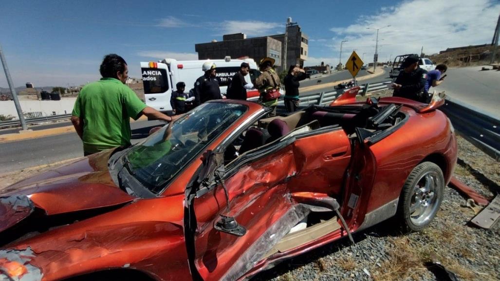 Accidente vial deja cuatro lesionados en Zacatecas