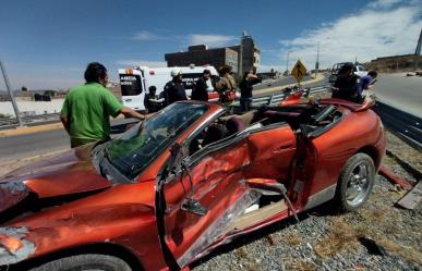 Accidente vial deja cuatro lesionados en Zacatecas