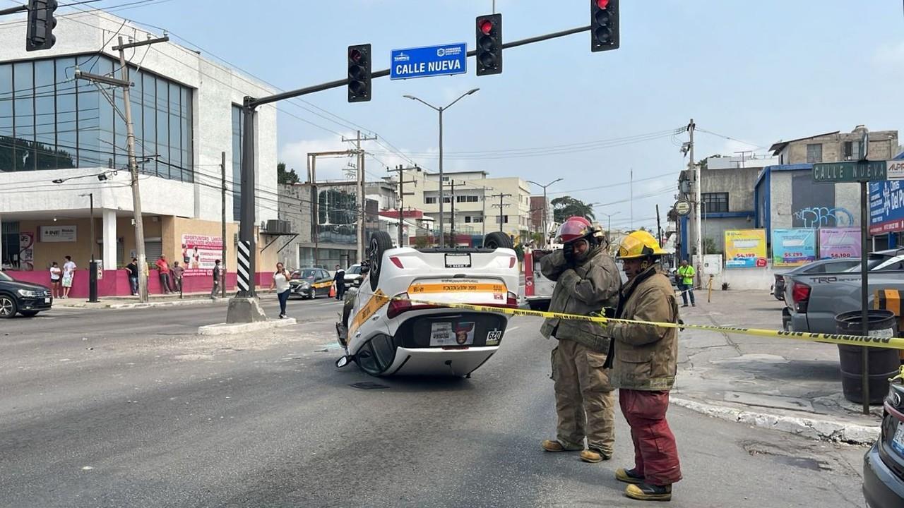 Caótica mañana de incendios y accidentes en Tampico