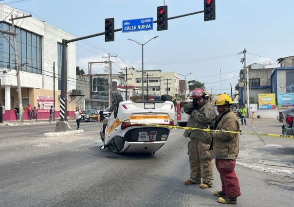 Caótica mañana de incendios y accidentes en Tampico