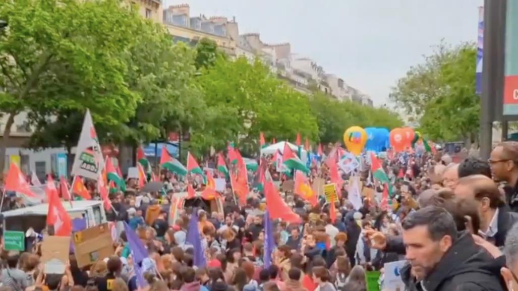 Manifestaciones en el mundo por el Día Internacional del Trabajo