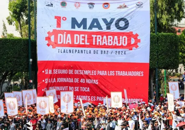 Celebran 138 años de lucha por los derechos laborales en Tlalnepantla