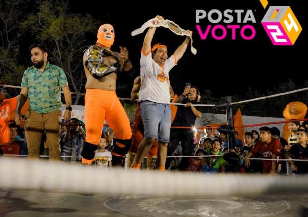 Jesús Nava vence al Azul en evento de lucha libre en Santa Catarina