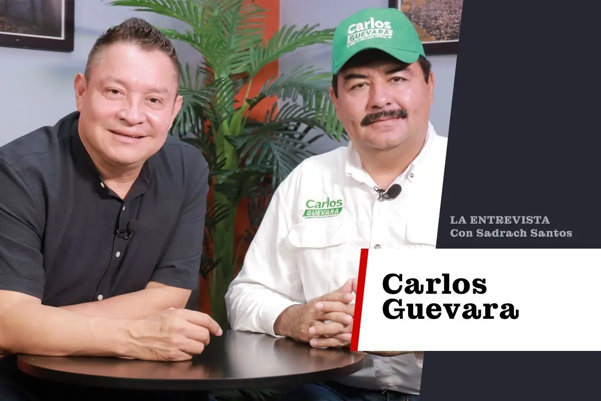 Carlos Guevara, candidato del Partido Verde Ecologista de México a diputado federal.