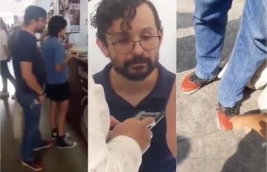 Detienen a sujeto por grabar bajo faldas de mujeres en Feria de Puebla (VIDEO)