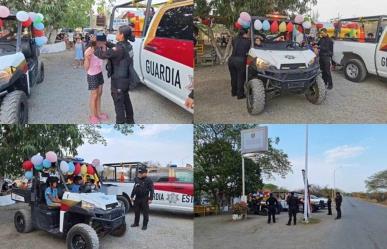 Guardia Estatal convive con menores en el parador La Morita