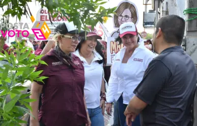 Visitan la San Valentin, Olga Sosa, Olga Jualiana y Magaly Deándar