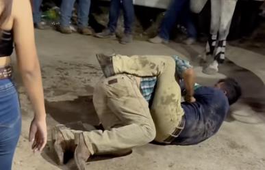 Se agarran a golpes y patadas en el baile de la feria de Chumayel (VÍDEO)