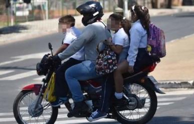 Prohibido subirse a la moto los niños menores de 12 años