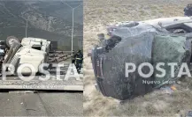 Choques bloquean carreteras en Nuevo León