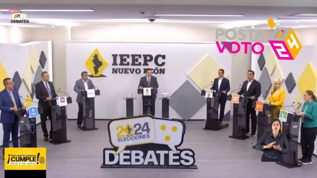 Debaten candidatas y candidatos a la alcaldía de Santa Catarina